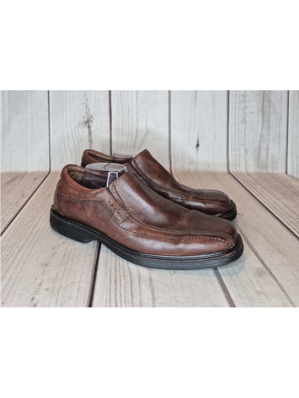 Johnston & Murphy XC4 Stanton Leather Loafers Shoes Men’s Size 11.5 M Brown